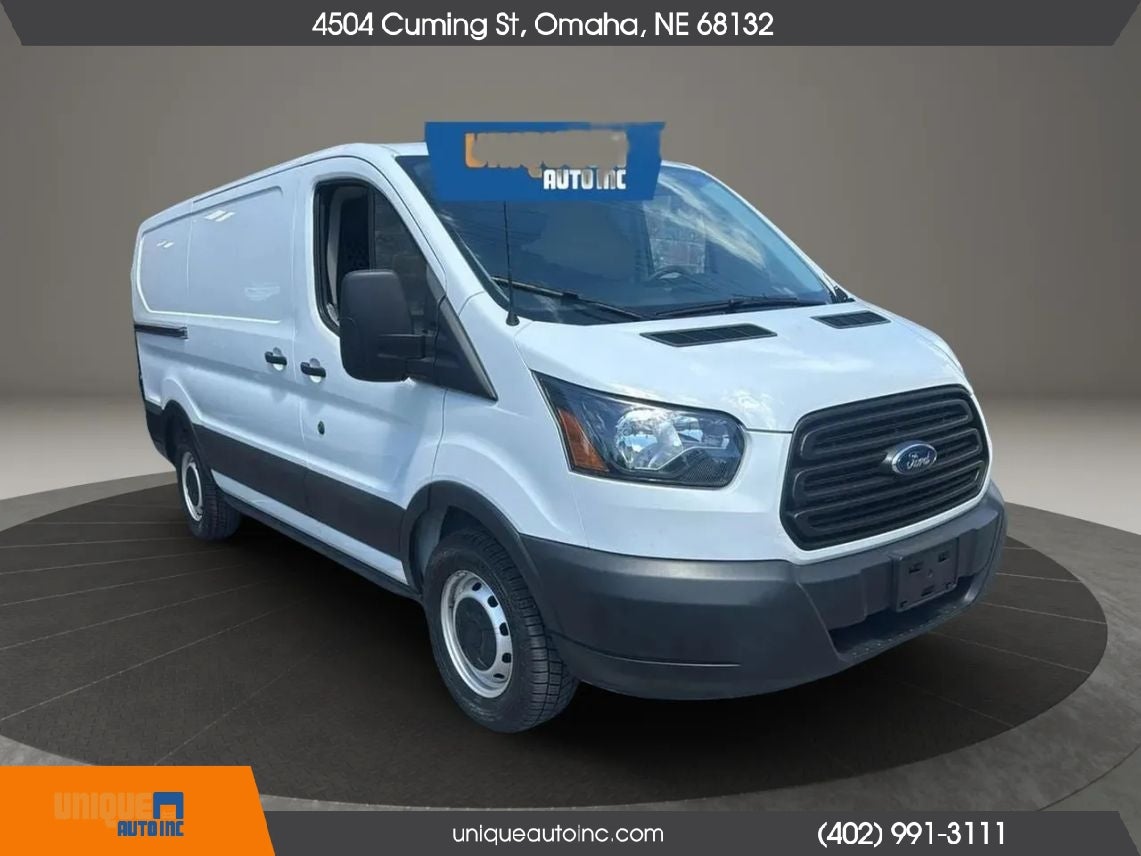 2019 Ford Transit-150 Base in Oxford White — front three-quarter view